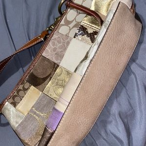 COACH VINTAGE PATCHWORK SHOULDER BAG